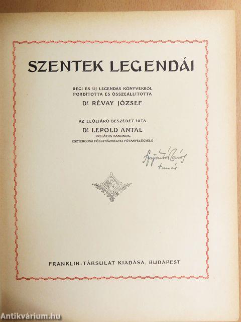 Szentek legendái