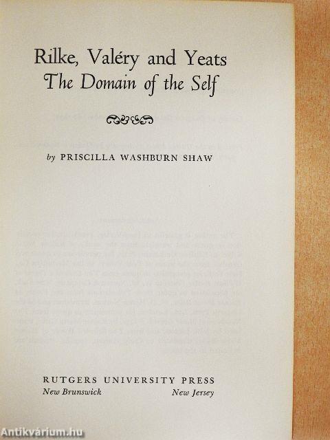 Rilke, Valéry and Yeats