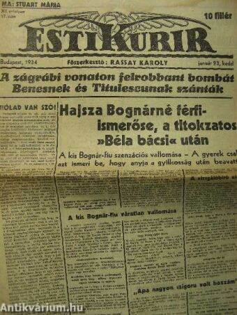 Esti Kurir 1934. január 23.