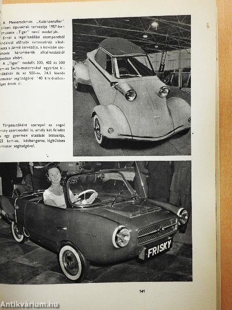 Autótipusok - 1958