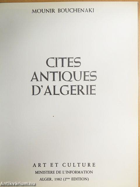 Cites antiques d'Algerie