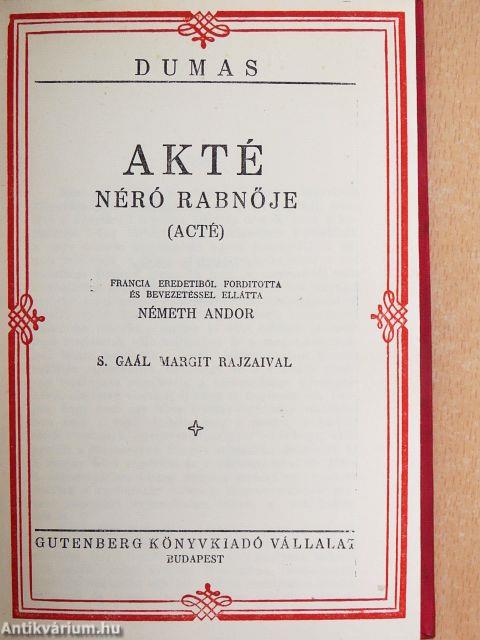 Akté/Pamphile kapitány