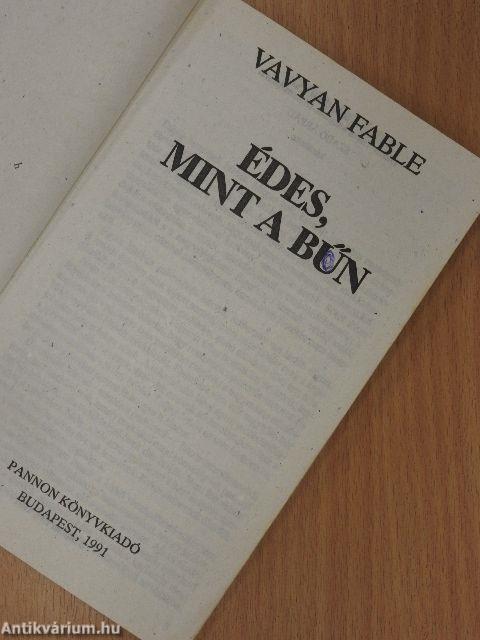 Édes, mint a bűn