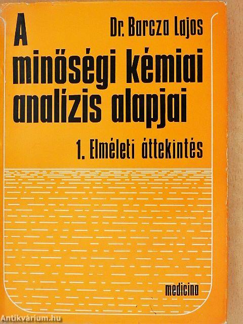 A minőségi kémiai analízis alapjai 1-2.