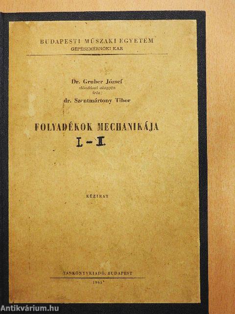 Folyadékok mechanikája 