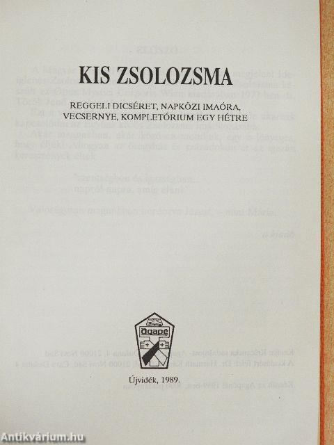 Kis zsolozsma