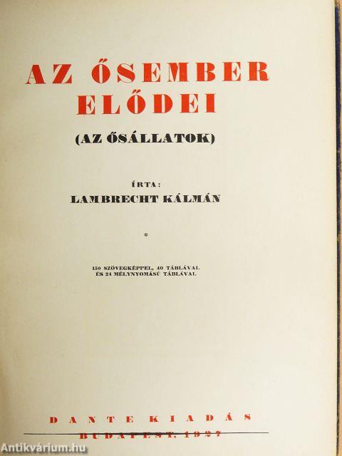 Az ősember elődei