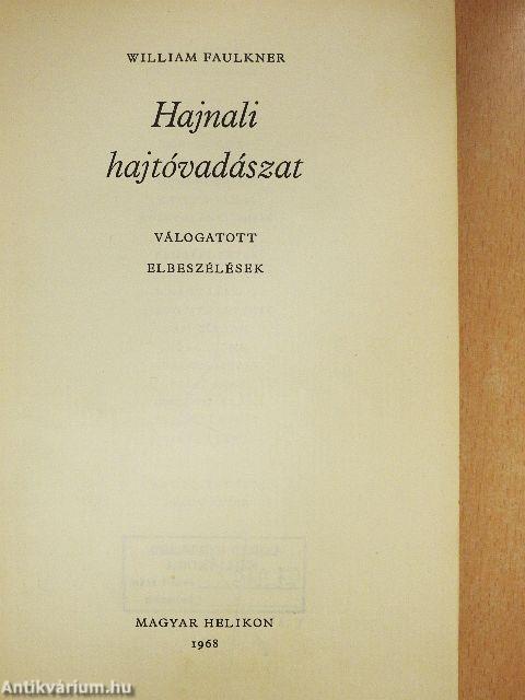 Hajnali hajtóvadászat
