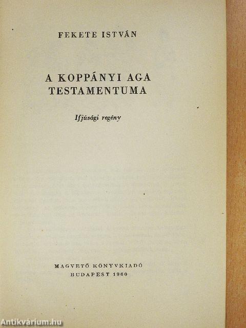 A koppányi aga testamentuma