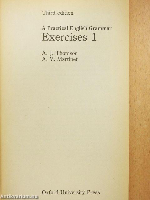 A Practical English Grammar Exercises 1