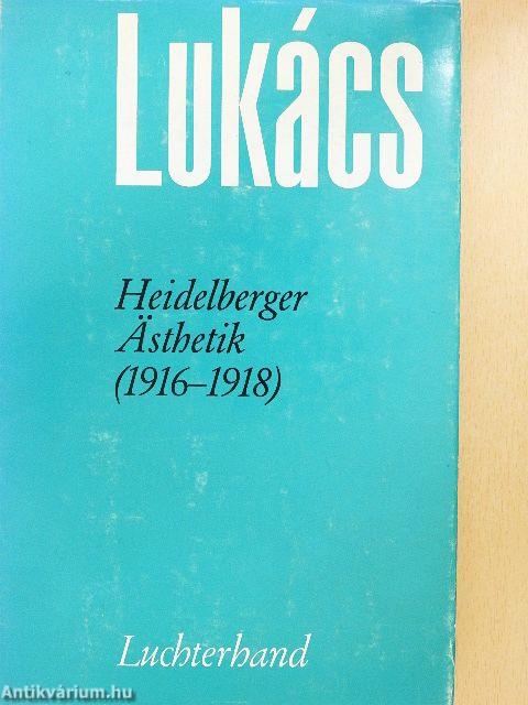 Heidelberger Ästhetik (1916-1918)