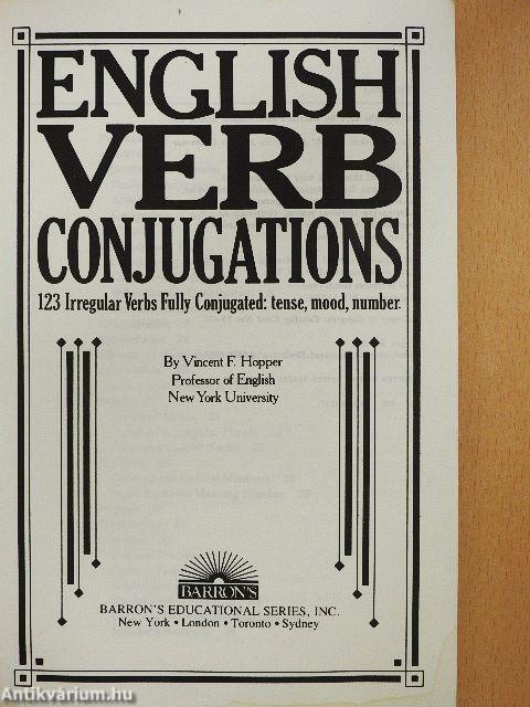 English Verb Conjugations