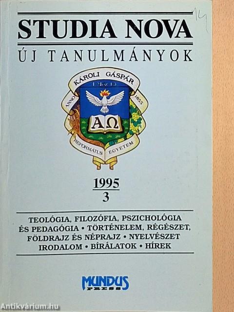 Studia Nova 1995/3.
