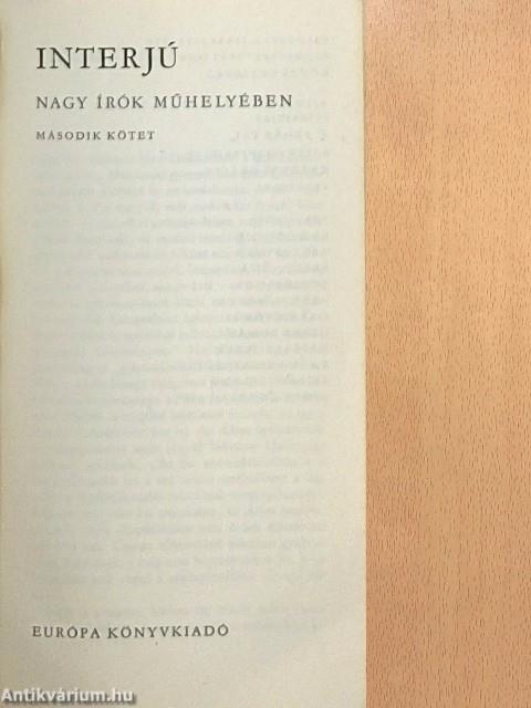 Interjú I-II.