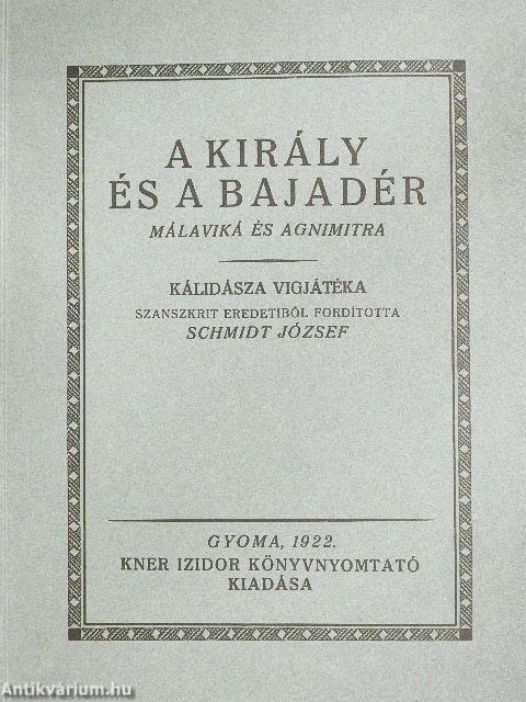 A király és a bajadér