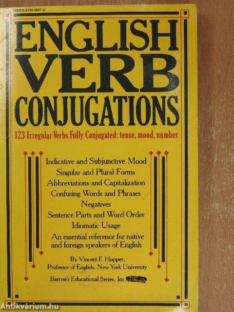 English Verb Conjugations