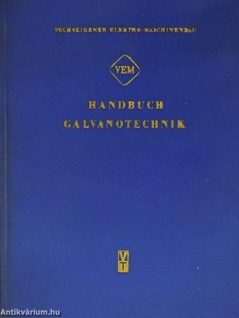Vem-Handbuch Galvanotechnik