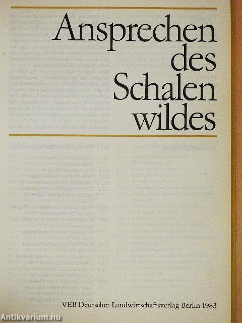 Ansprechen des Schalenwildes