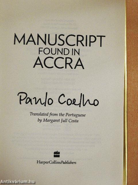 Manuscript found in Accra