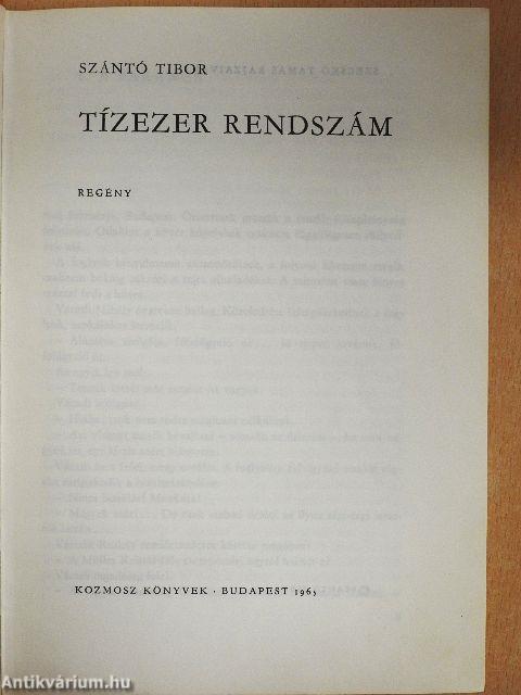Tízezer rendszám