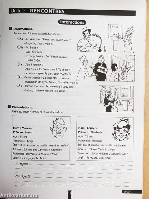 Forum - Méthode de Francais 1. - Cahier d'exercices
