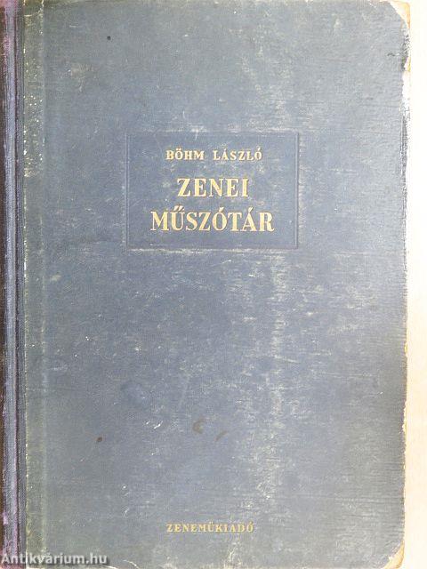 Zenei műszótár