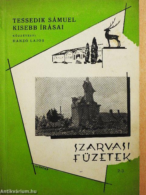 Tessedik Sámuel kisebb írásai