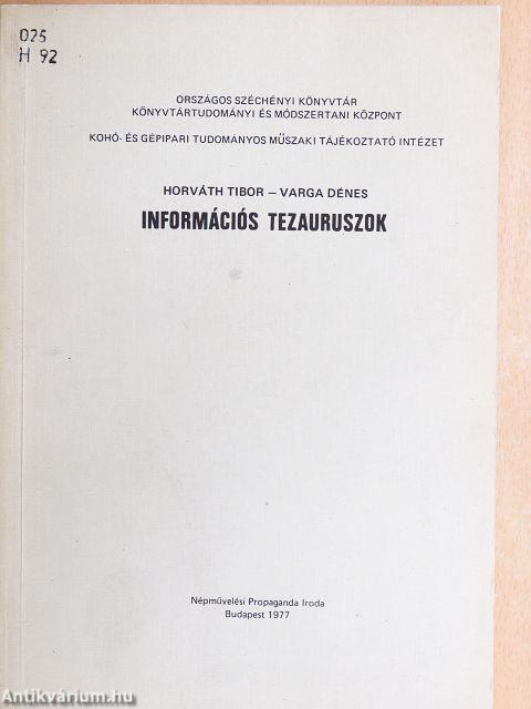 Információs tezauruszok
