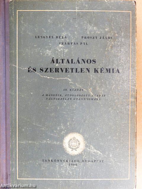Általános és szervetlen kémia