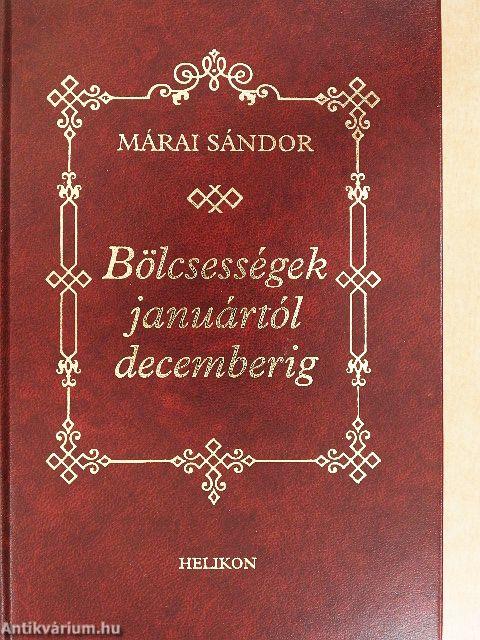 Bölcsességek januártól decemberig