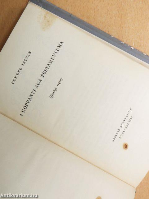 A koppányi aga testamentuma