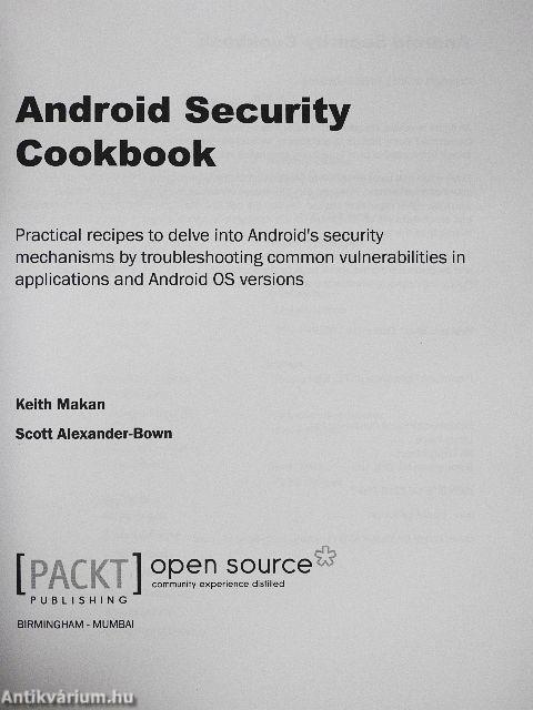 Android Security Cookbook