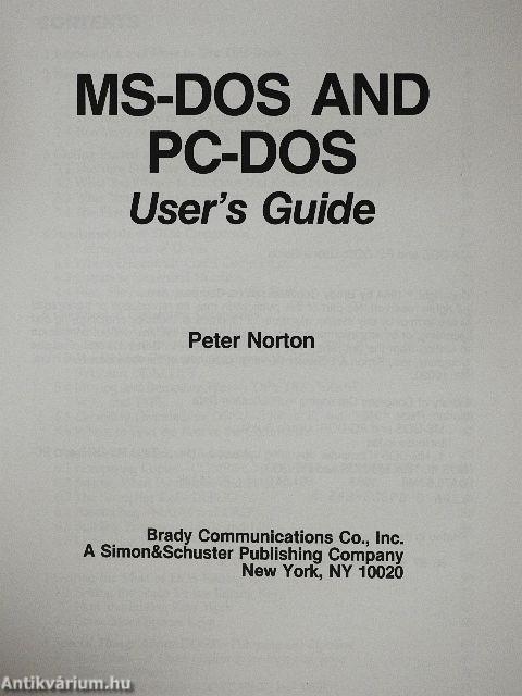 MS-DOS and PC-DOS
