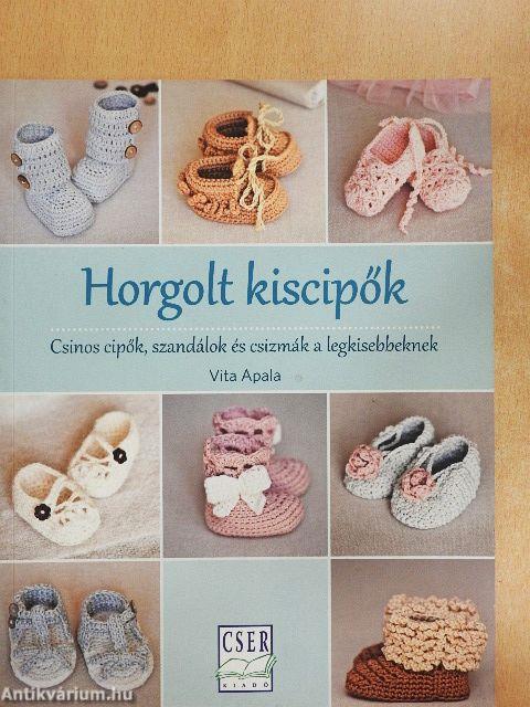 Horgolt kiscipők