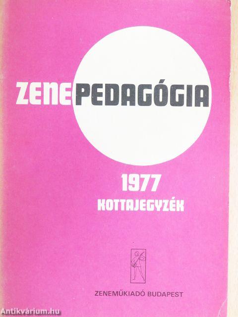 Zenepedagógia 1977.