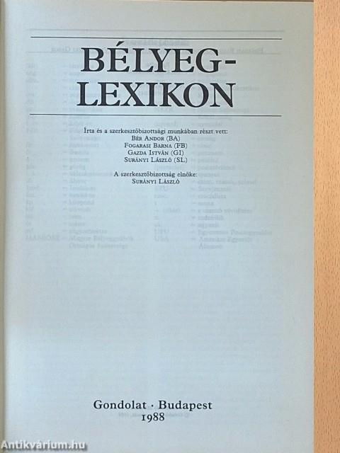 Bélyeglexikon