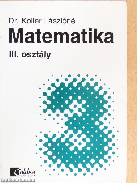 Matematika III.