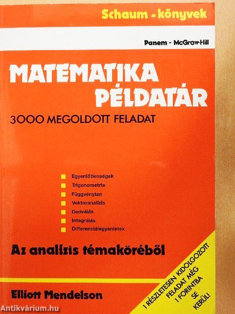 Matematika példatár
