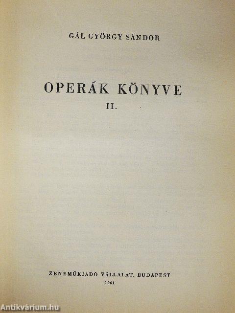 Operák könyve II.