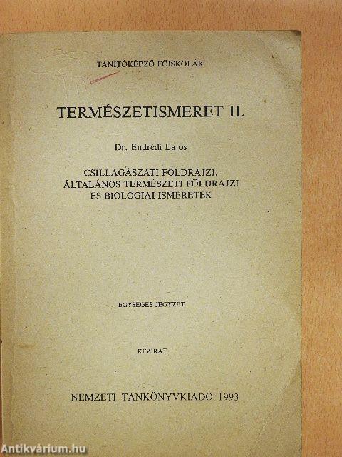 Természetismeret II.