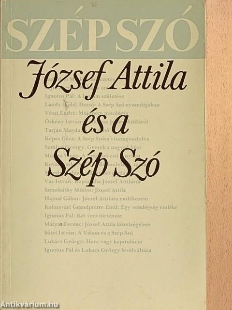 József Attila és a Szép Szó