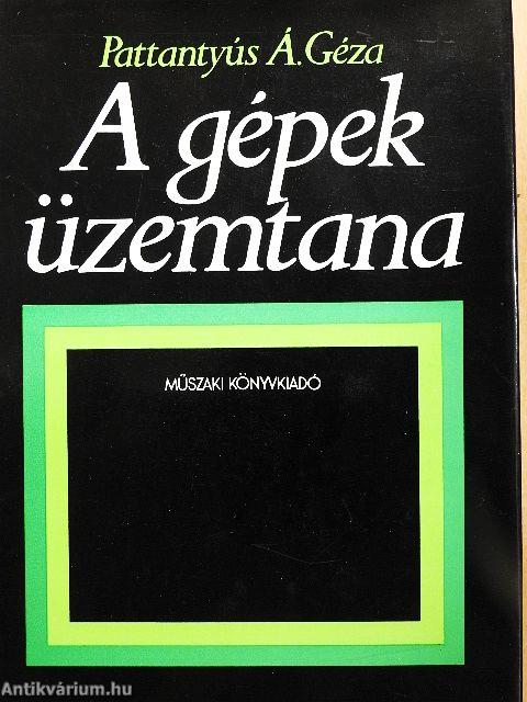 A gépek üzemtana