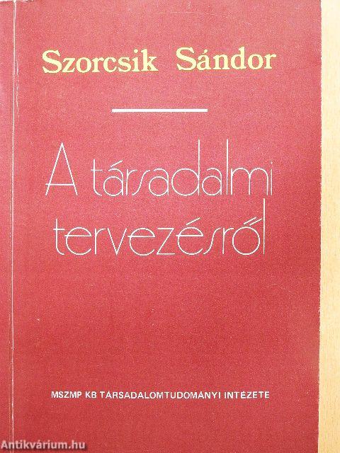 A társadalmi tervezésről