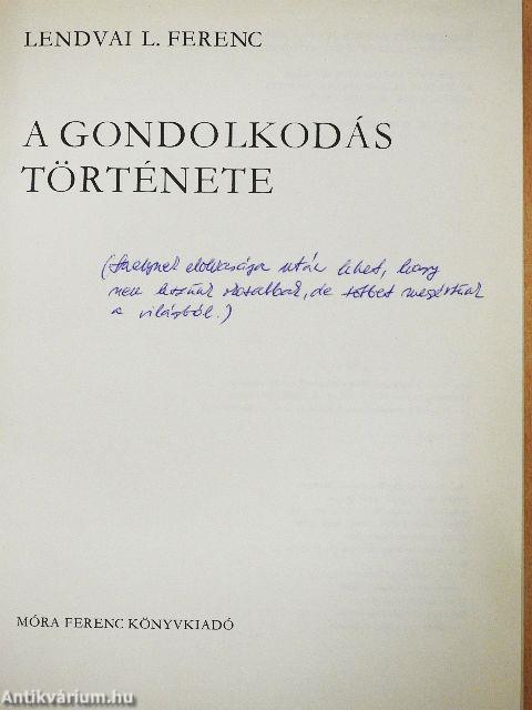 A gondolkodás története