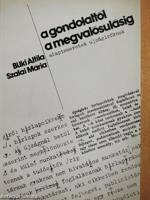 A gondolattól a megvalósulásig