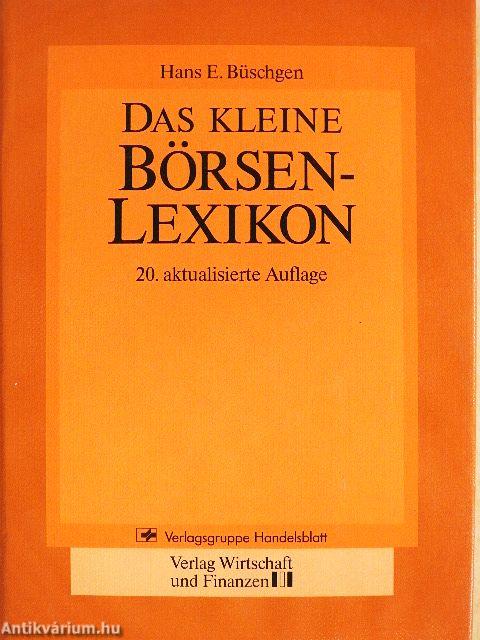 Das Kleine Börsen-Lexikon