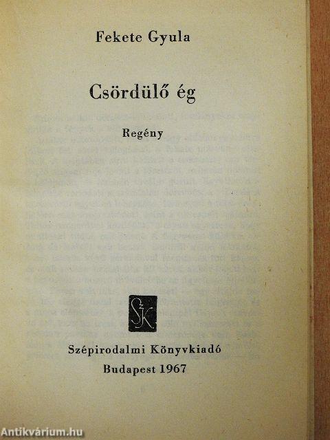 Csördülő ég
