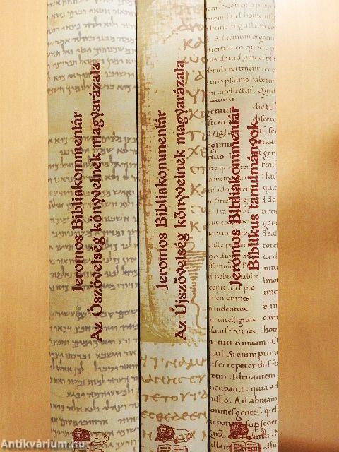 Jeromos Bibliakommentár I-III.