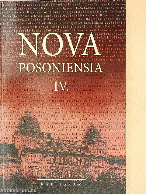 Nova Posoniensia IV.