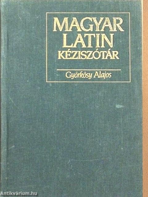 Magyar-latin kéziszótár